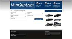 Desktop Screenshot of limosquick.com