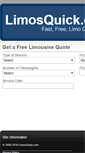 Mobile Screenshot of limosquick.com